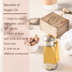 Luseta Argan Oil Repair Conditioner bottle front view suggests smoother strands.