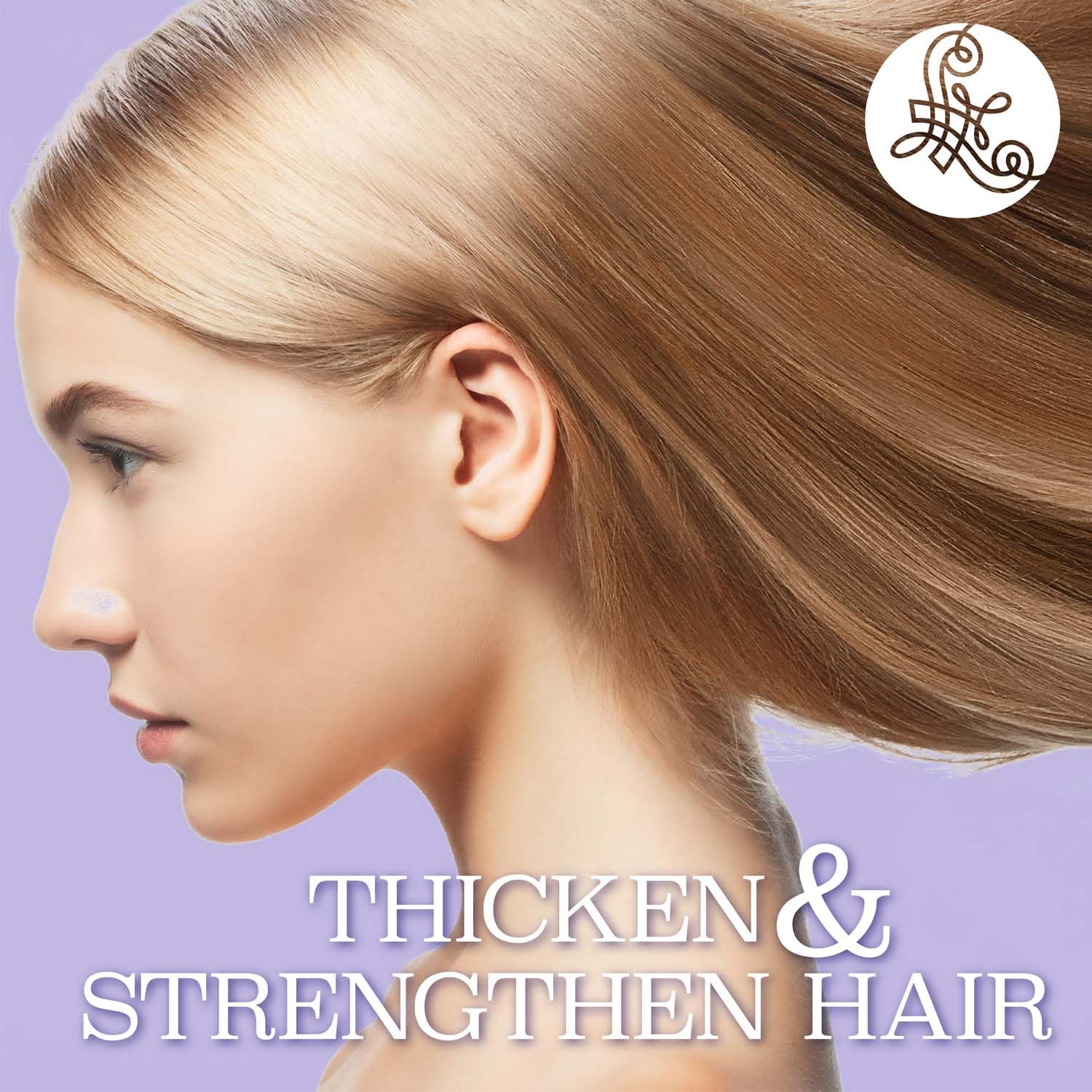 Visible texture on strands as you comb through, without heaviness.