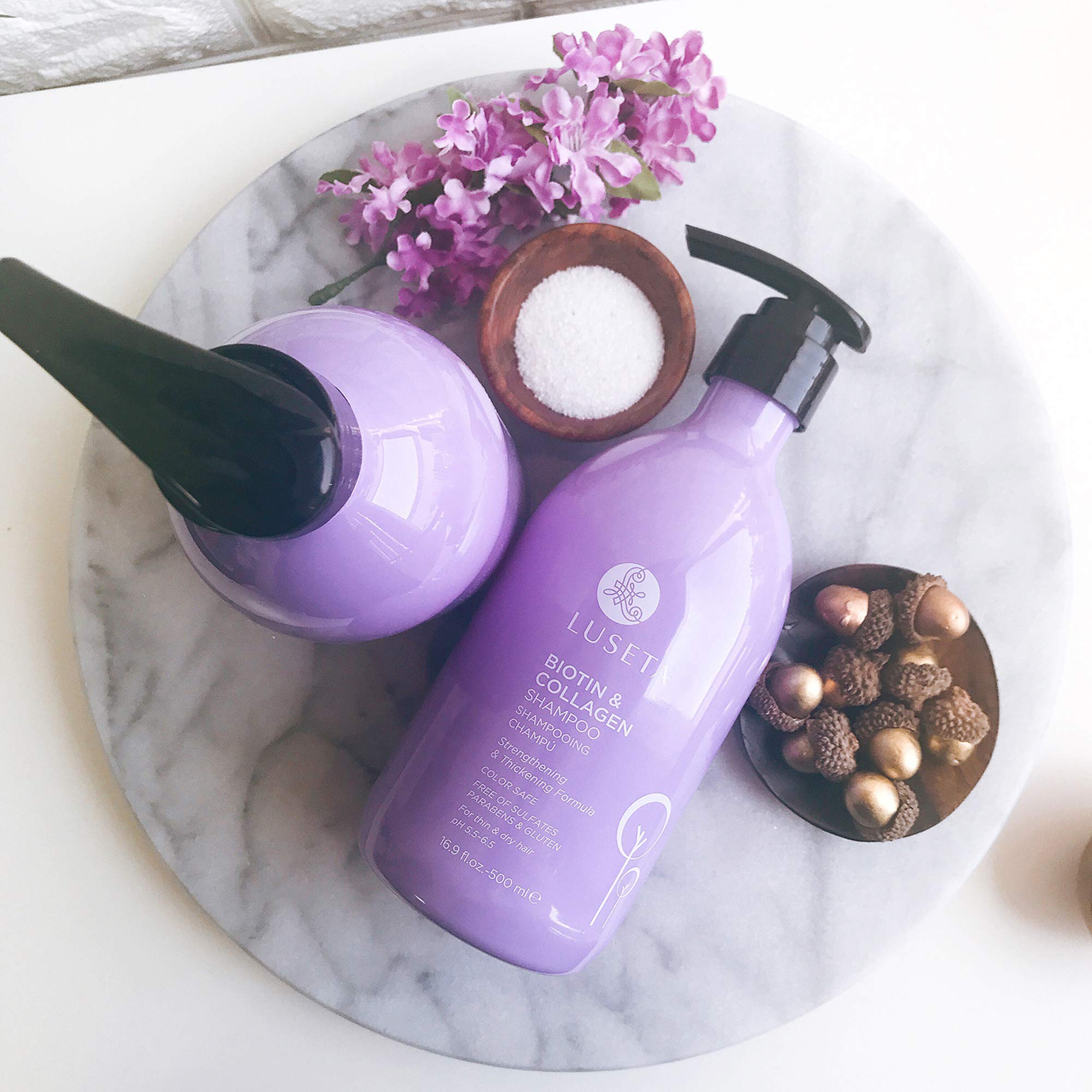 Family-friendly Luseta bottle for daily hair care routine