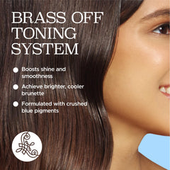 Luseta Blue Conditioner bottle showing nourishing, tone-stabilizing care.