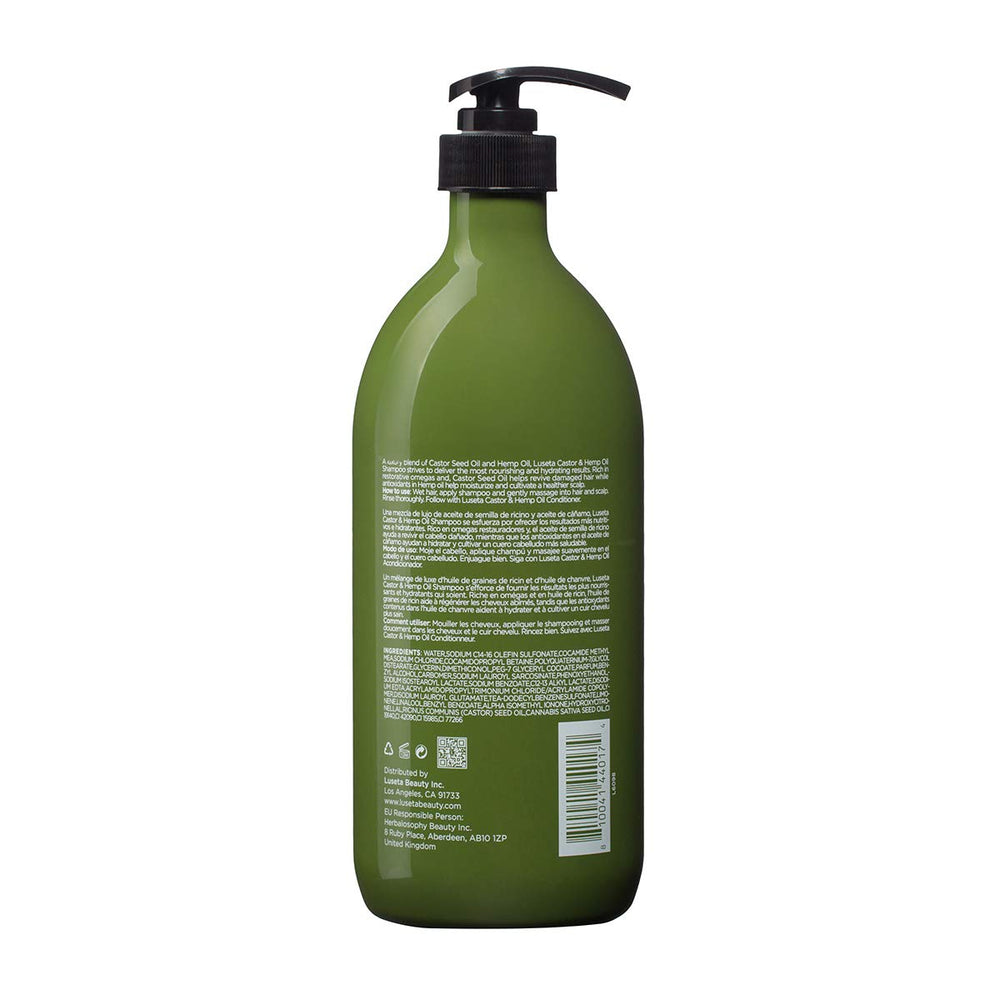 L Luseta shampoo bottle pump top enables easy, mess-free application