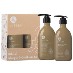 Luseta Castor Oil Conditioner color-safe formula, gentle cleansing for color-treated hair.