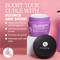 Luseta Curly Hair Mask defines curls with added bounce