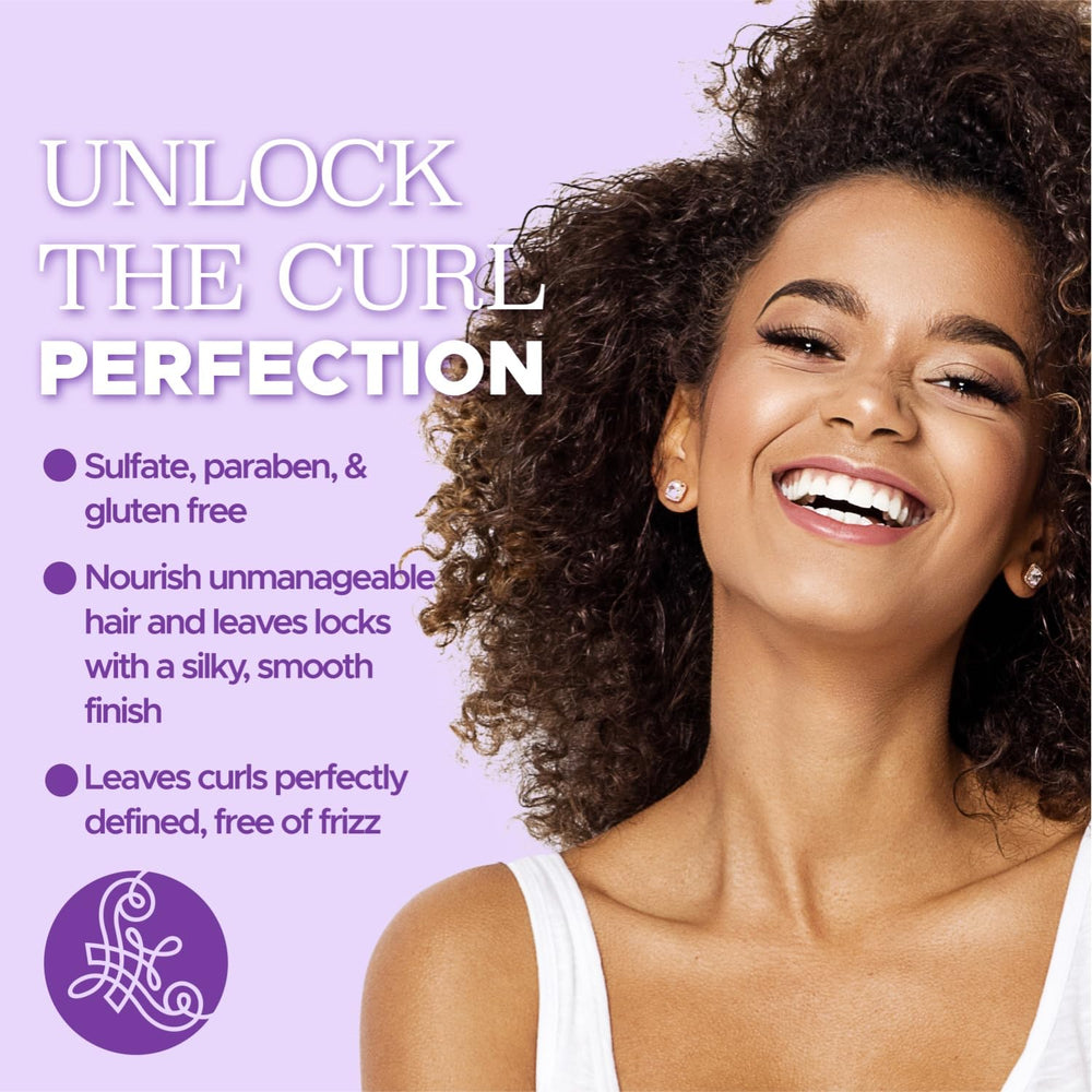 Luseta Curly Hair Mask texture closeup shows creamy hydrating formula