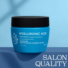 L LUSETA Hyaluronic Acid Hair Mask tub shows creamy texture for even distribution and deeper conditioning