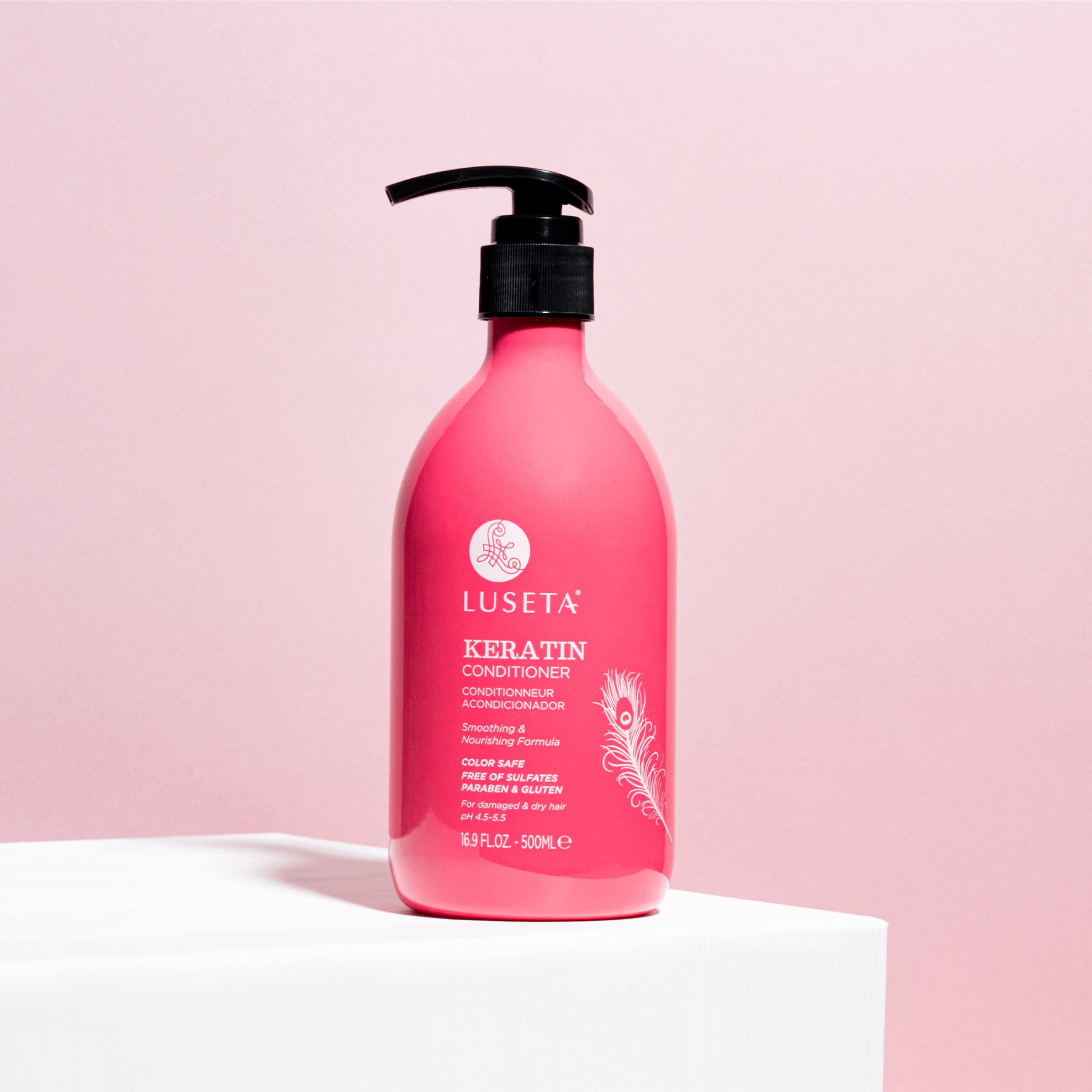 Luseta Keratin Conditioner for damaged and oily hair routines.