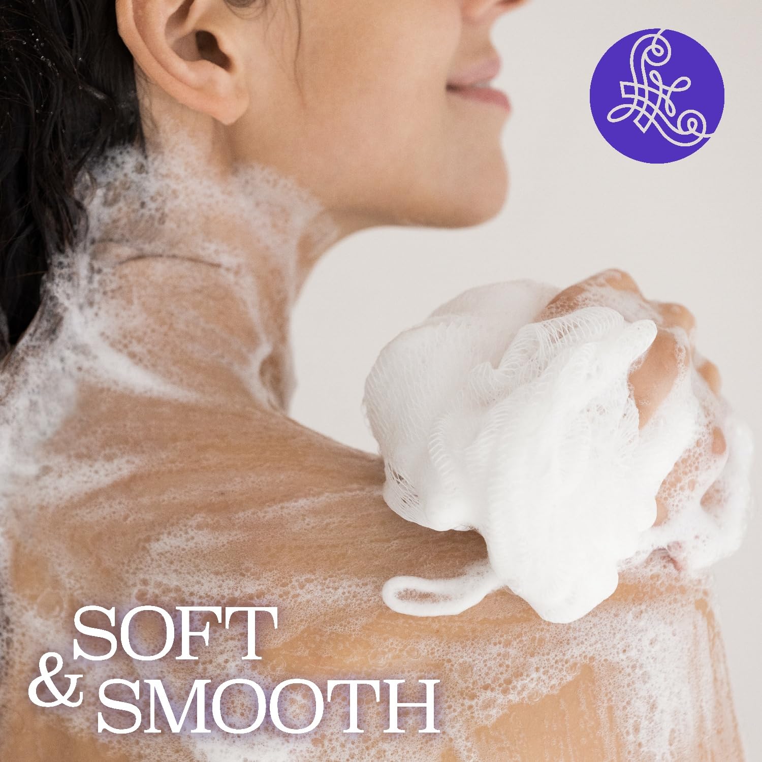 Label highlights gluten-free and paraben-free formula for mindful skincare.