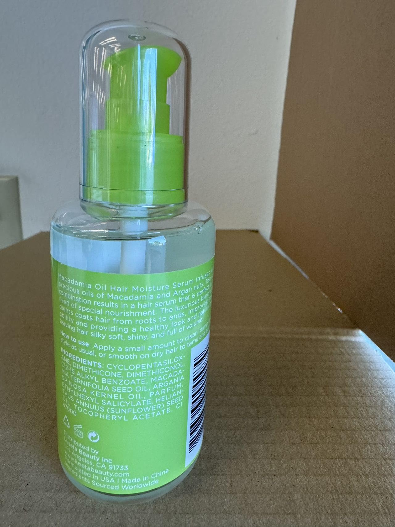 Luseta Macadamia Oil Serum ideal for daily conditioning and shine