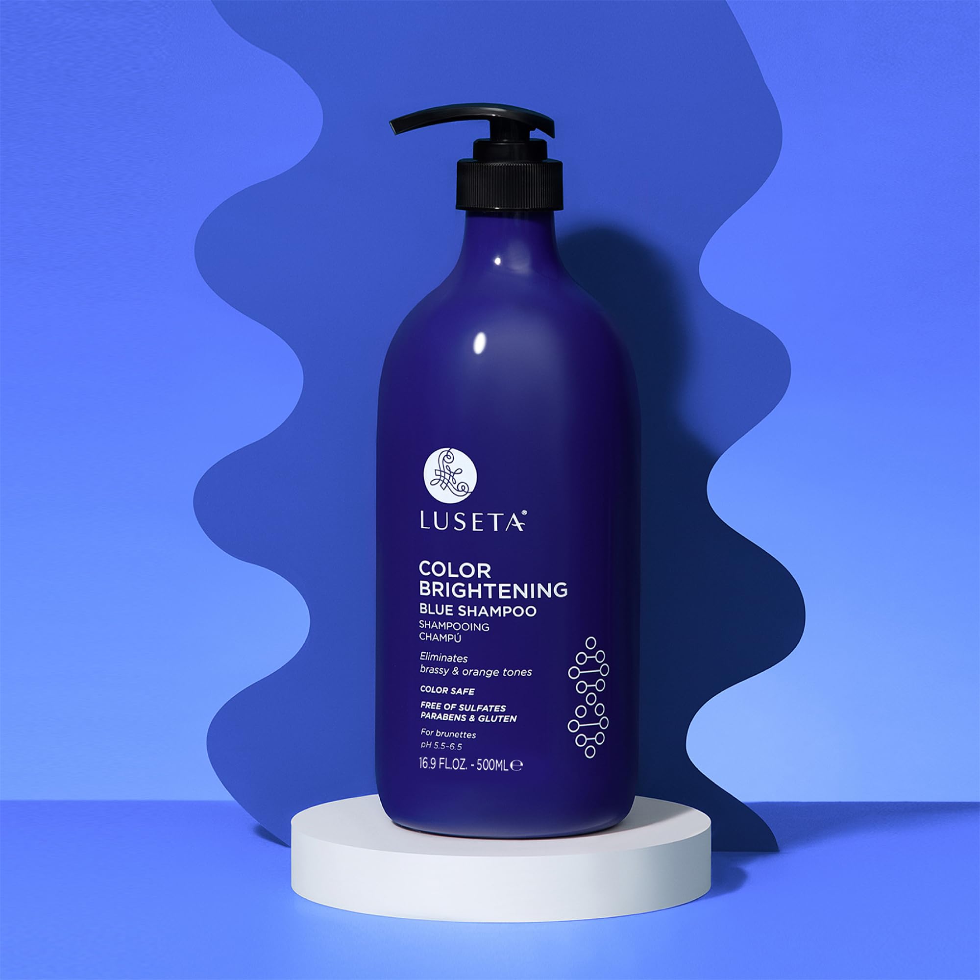 Luseta after-use shine on brunette hair for a refreshed look