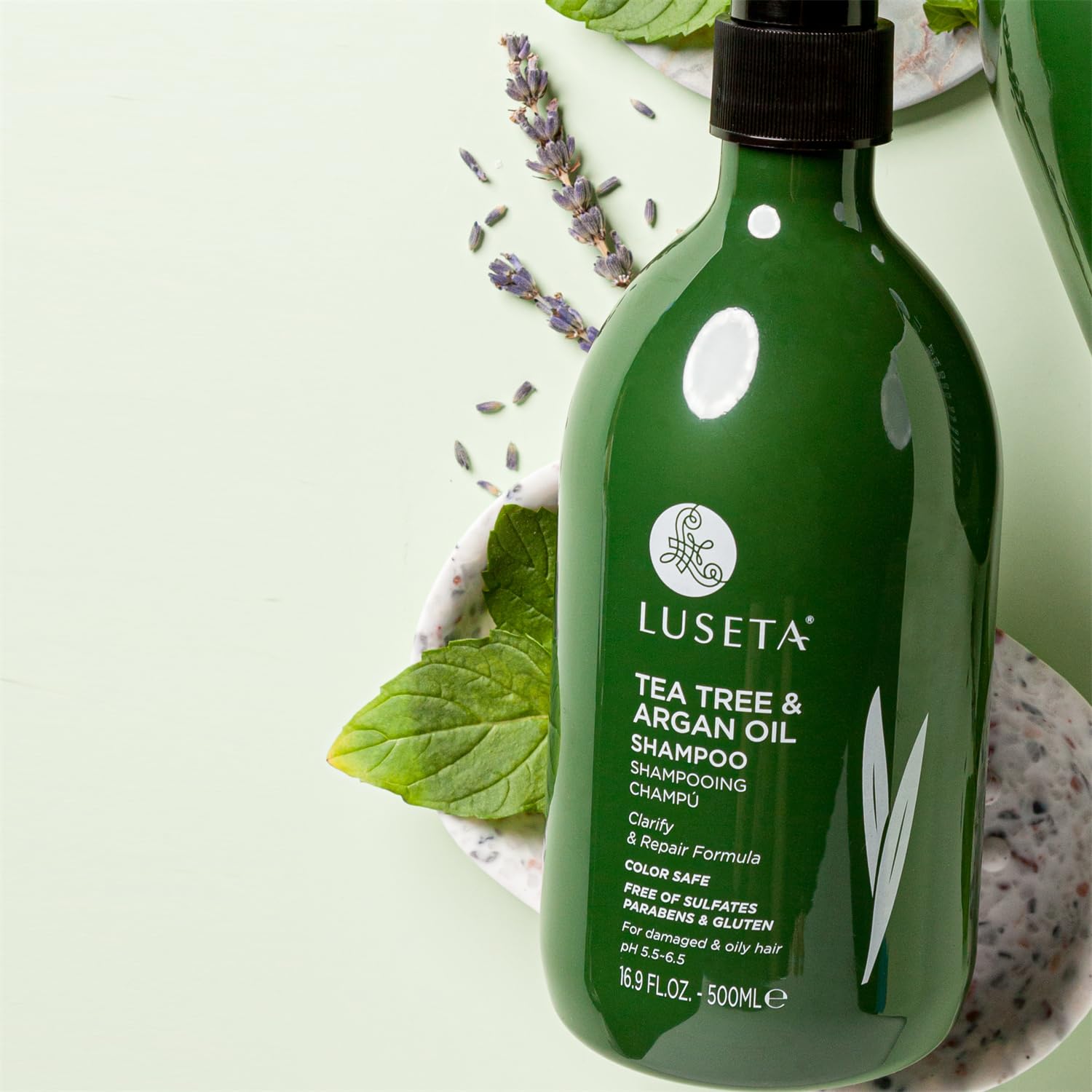 Healthy hair look captures potential benefits of hydration and shine