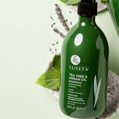 Healthy hair look captures potential benefits of hydration and shine