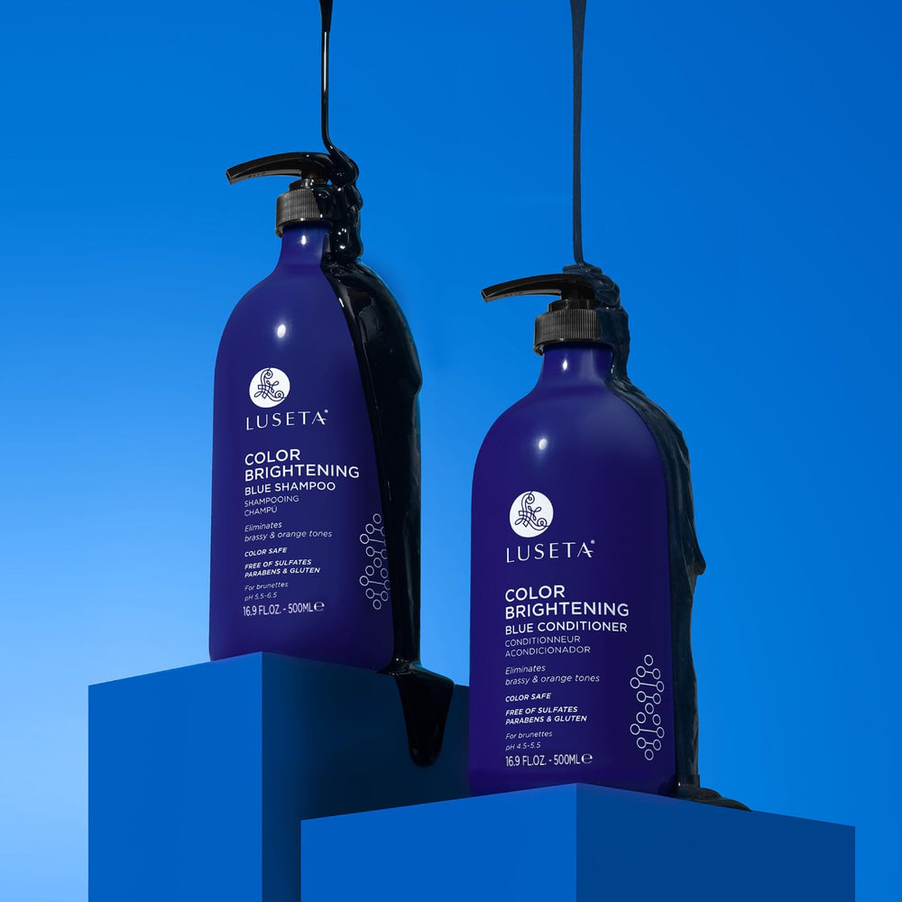 Luseta two-bottle set displayed on shelf for easy shopping.