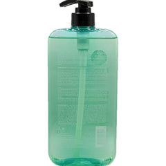 Luseta Collagen Peptides Body Wash clear bottle signaling moisture balance formula.