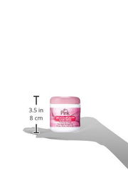 Luster's Scurl Pink Gro Complex being applied to scalp for smooth, comfortable care.