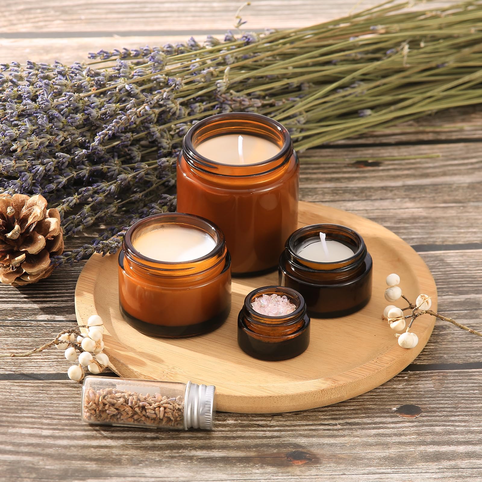 Lustervial Black Label gift-ready jars with labels suit gifting beauty favorites.