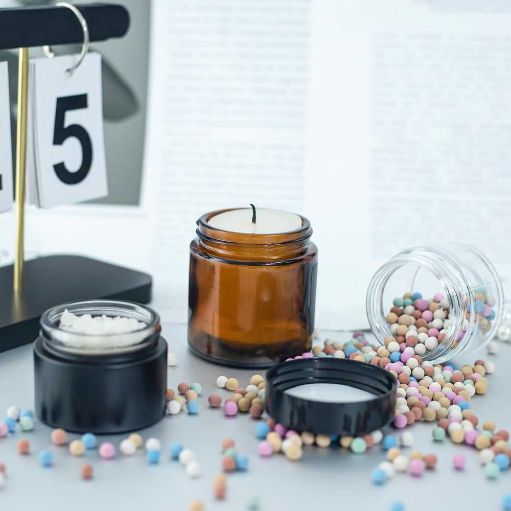 Lustervial thick glass jars resist thermal shock and daily wear
