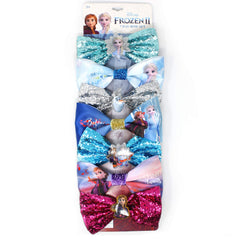 Luv Her Frozen 2 bows on a card for easy gifting and quick styling.