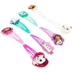 Eight-piece Gabby's Dollhouse clip set for mix-and-match styling