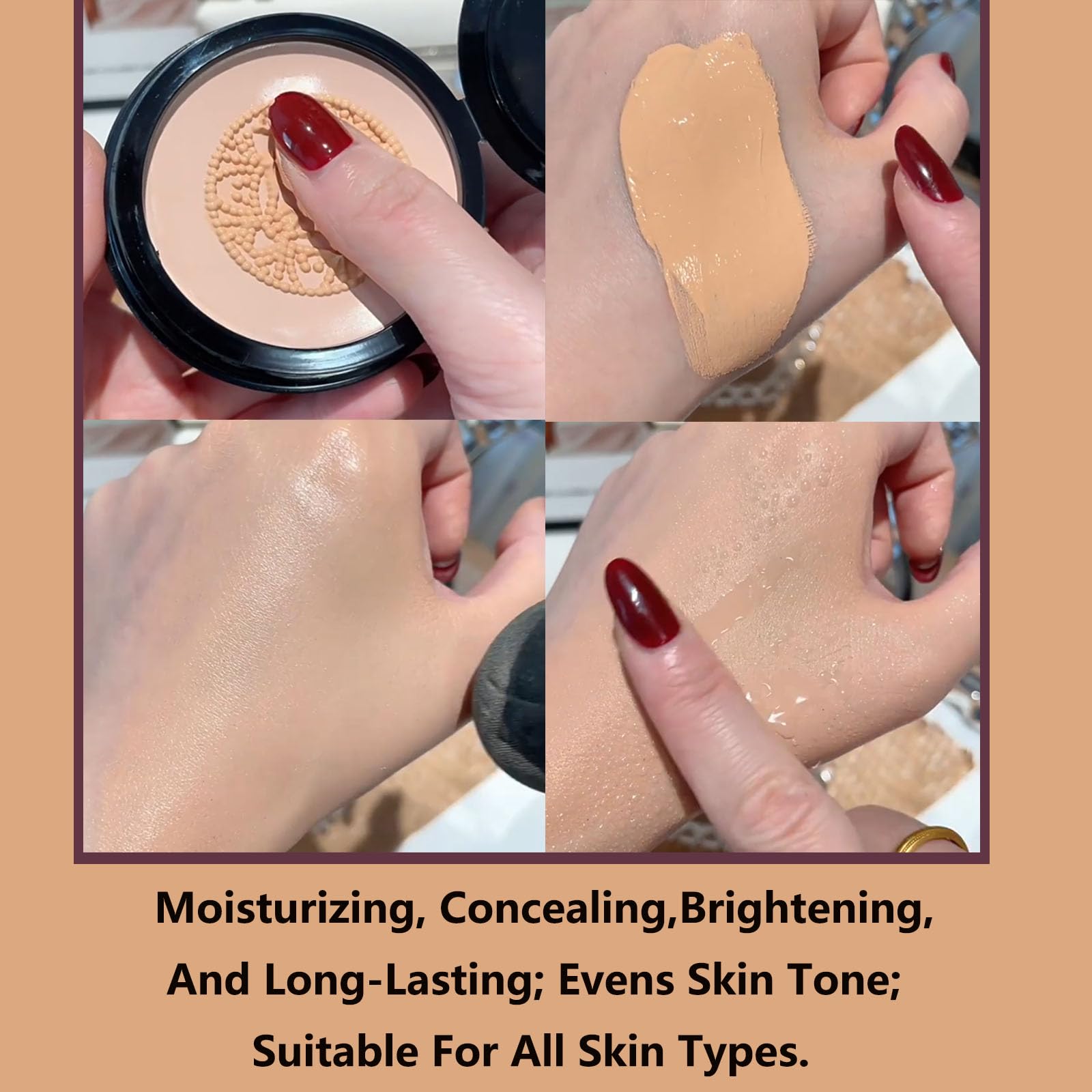 Long-wear, smudge-proof formula for all-day use