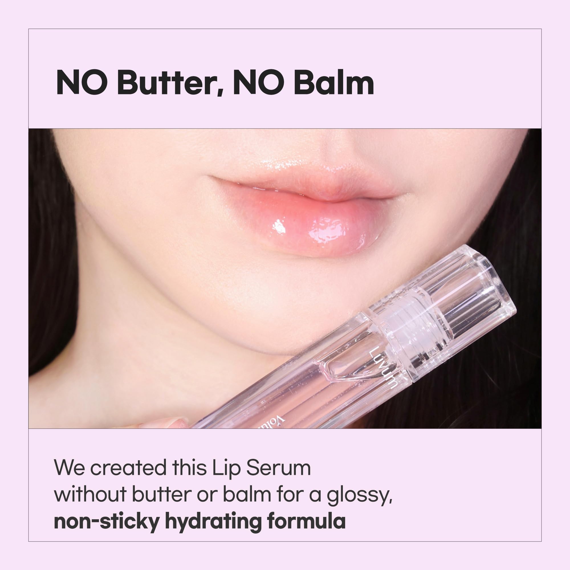 LUVUM Collagen Lip Balm tube delivers conditioning for comfortable lips