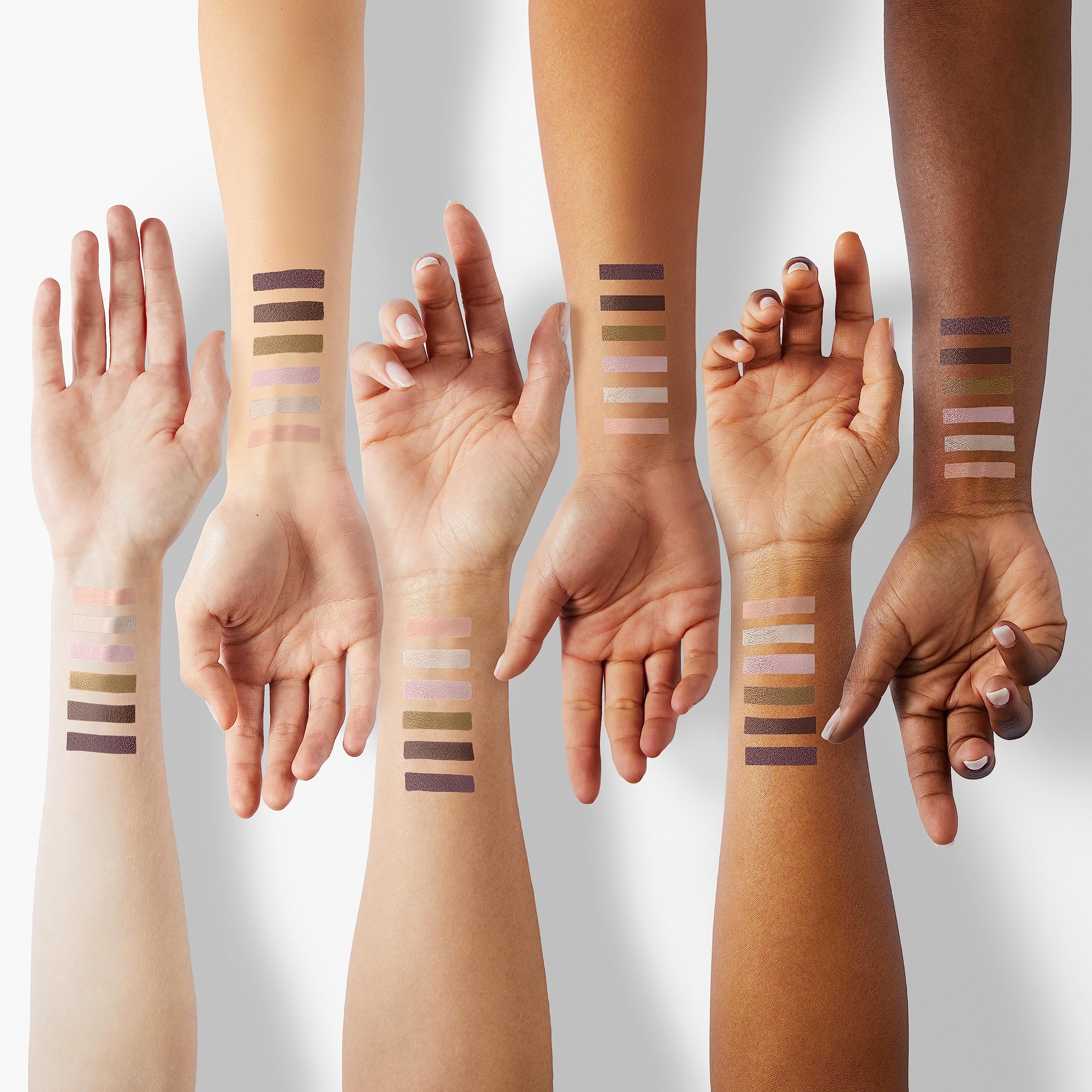LUXAZA quartz-pink matte swatches reveal versatile daytime to night looks