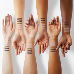 LUXAZA quartz-pink matte swatches reveal versatile daytime to night looks