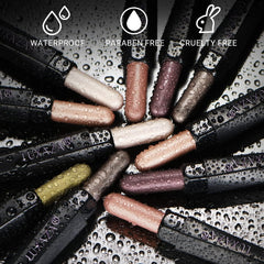 LUXAZA Champagne Pink Eyeshadow Stick creamy texture glides on effortlessly.
