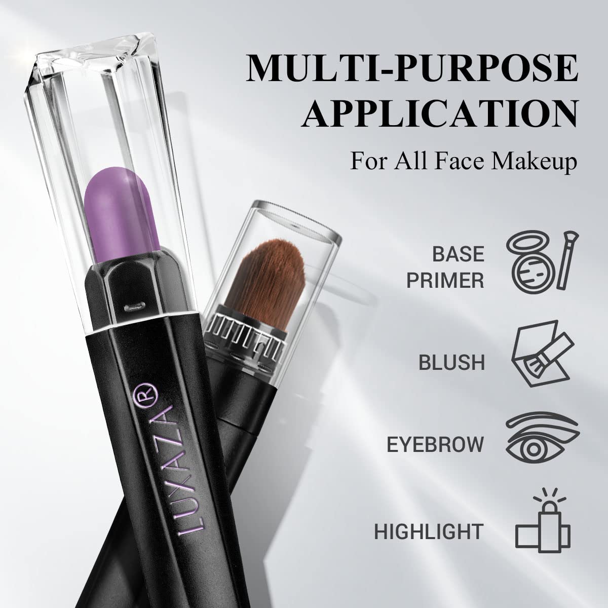 LUXAZA easy-glide eyeliner pen supports precise lines and quick eye definition