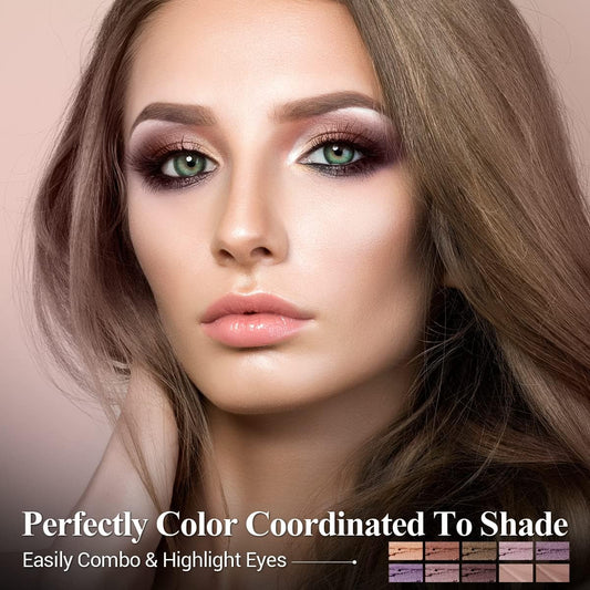Luxaza Eyeshadow Stick matte brown shade swatch for defined crease.