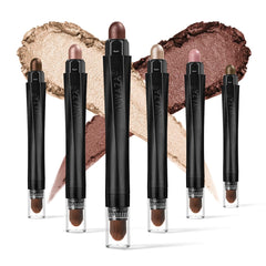 Luxaza 6pcs eyeshadow stick packaging for on-the-go makeup