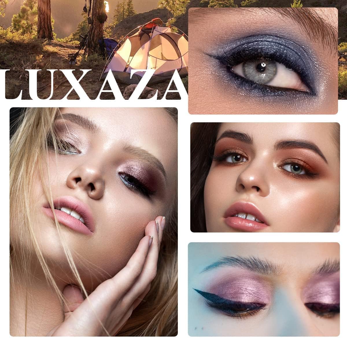 Luxaza A07 Blue Grey waterproof formula provides all-day vibrant color.