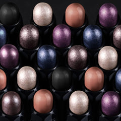 Luxaza Blue Grey shade ranges from shimmer to matte for depth.