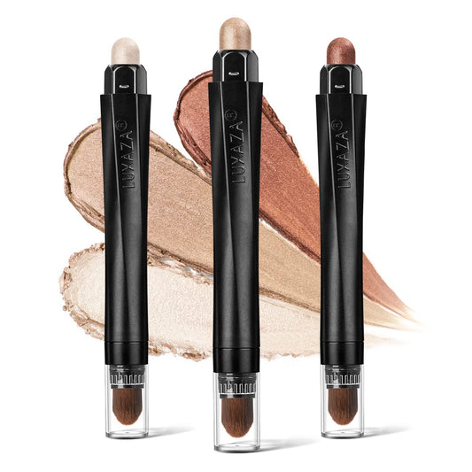 LUXAZA Eyeshadow Stick Champagne Metallic for day-to-night shimmer