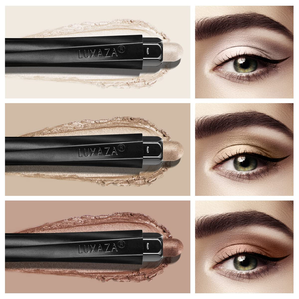 LUXAZA Eyeshadow Stick Neutral Matte for versatile everyday looks