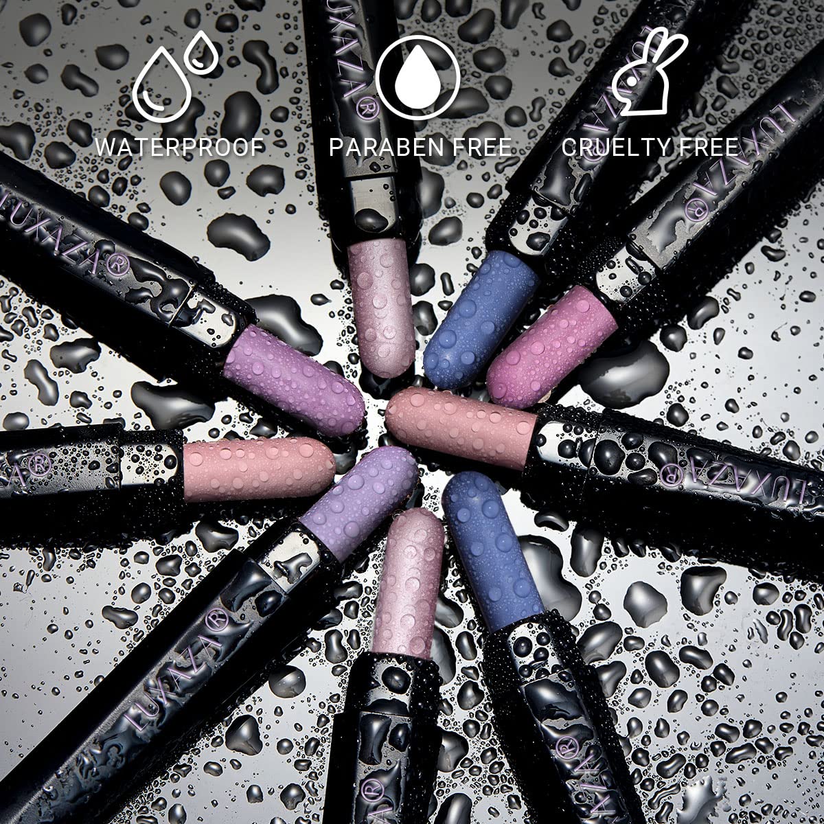 LUXAZA lightweight formula offers light, buildable coverage