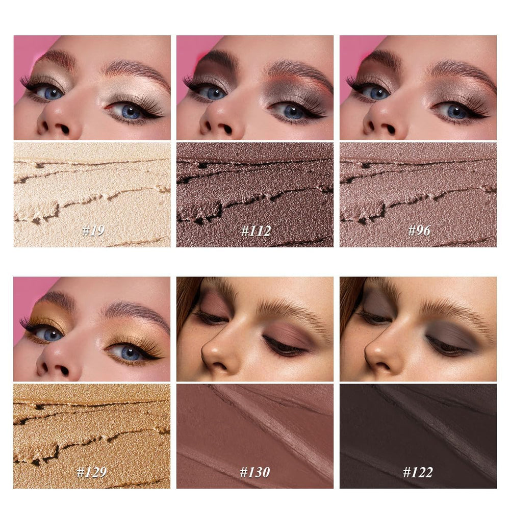 LUXAZA PRO brown eyeshadow stick pencil tip close-up shows smooth glide.