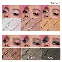 LUXAZA PRO built-in brush eyeshadow sticks enable precise blending and quick touch-ups.