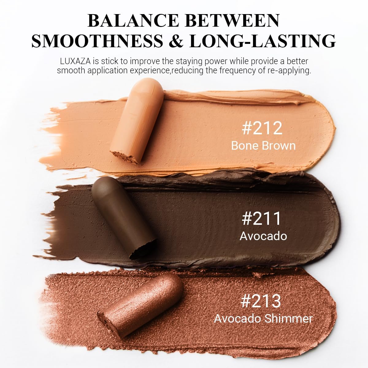 Luxaza Pro Coral Island metallic shimmer finish on eyelid for bold eyes