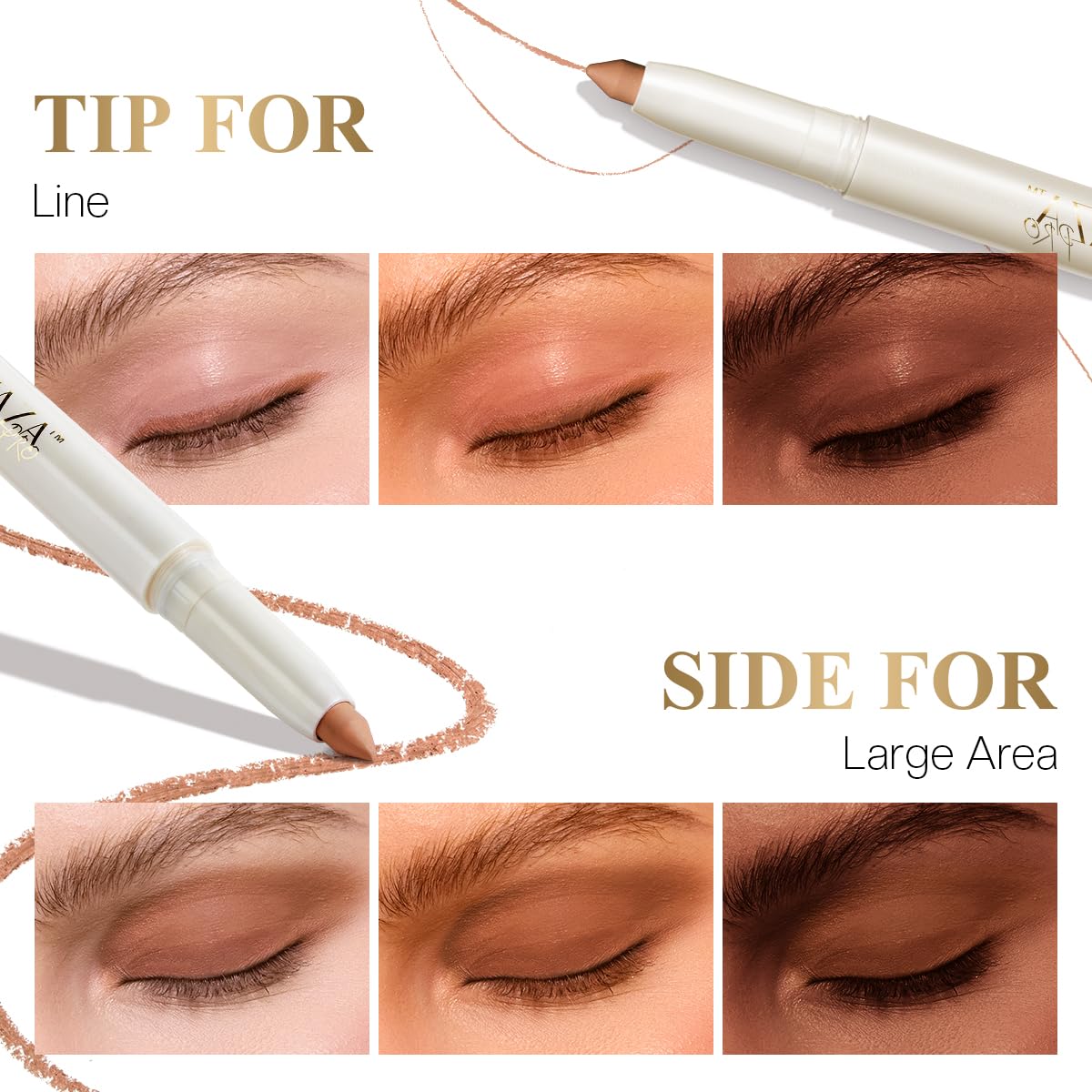 LUXAZA PRO built-in sharpener detail enabling precise tip shaping