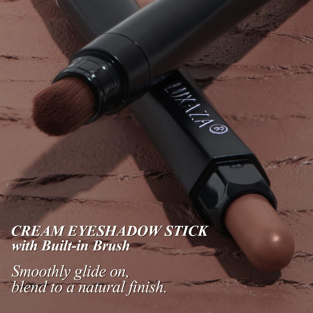 Luxaza Pro hexagonal tube design provides comfortable grip during makeup.