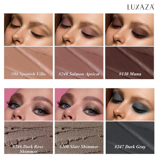Luxaza Pro silky-glide texture enables smooth, even application on lids.