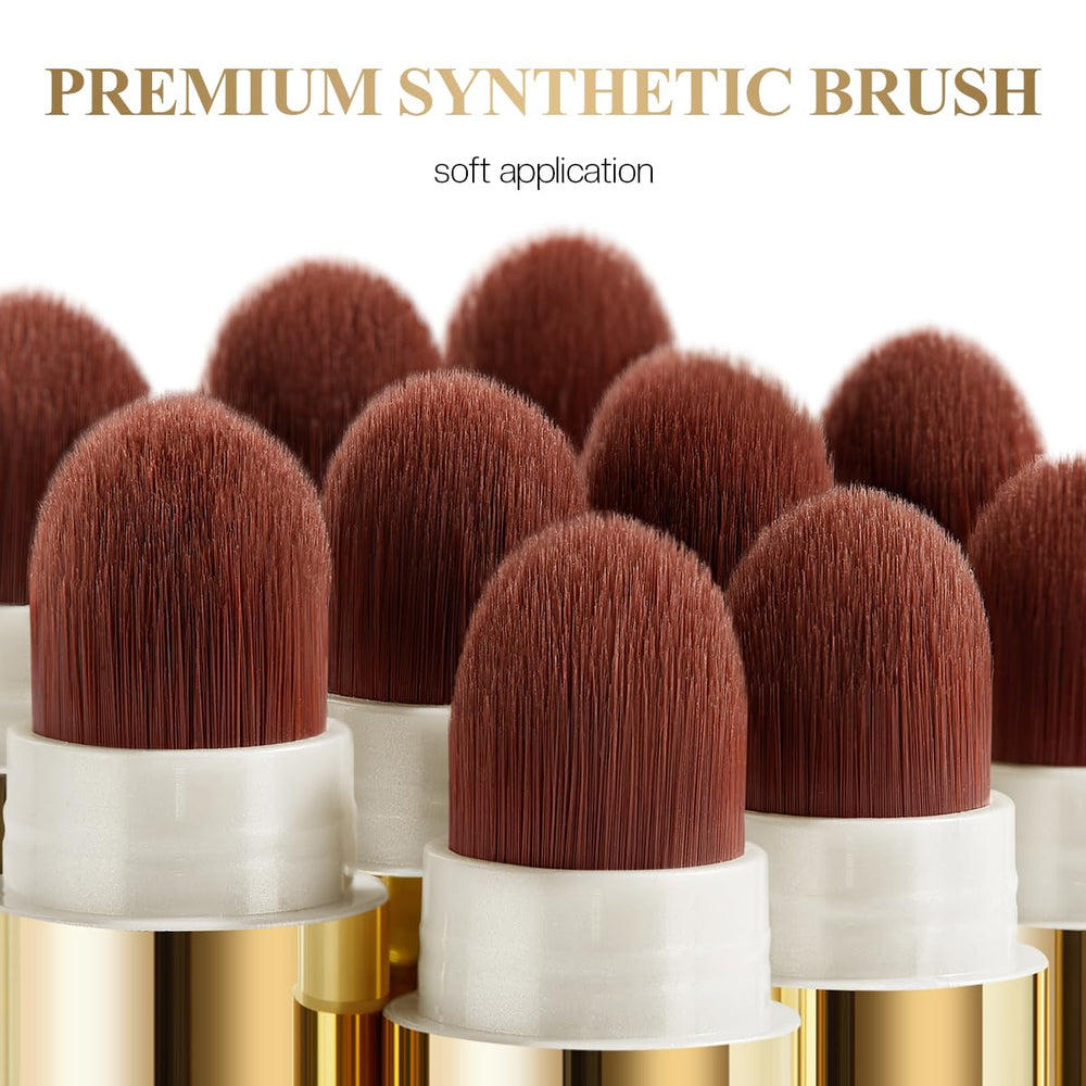 LUXAZA PRO multi-use stick blends eyeshadow and highlighter all-in-one.