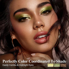LUXAZA PRO FIREFLIES LIGHT green metallic shades paired for cohesive looks