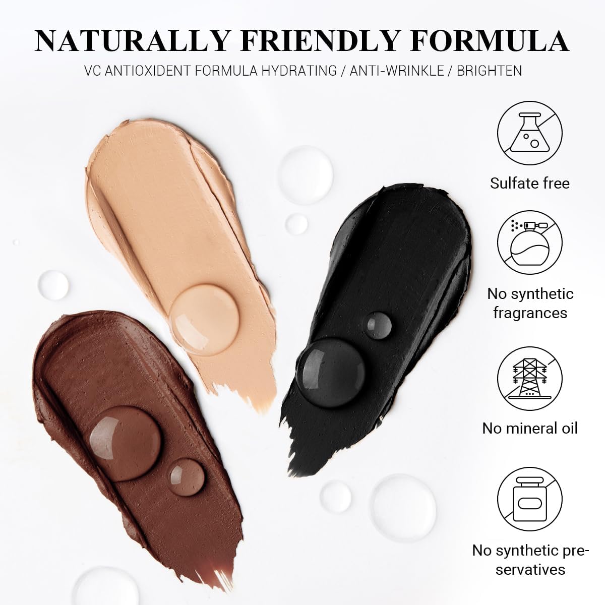 LUXAZA PRO metallic bronze eyeliner crayon for smoky definition and shine