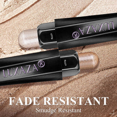 LUXAZA PRO metallic bronze smoky eyeliner crayon adds depth for evening looks.