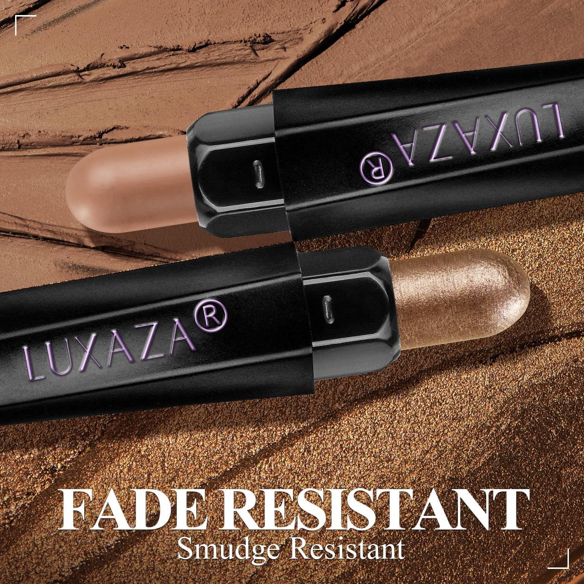 LUXAZA PRO built-in blending brush for seamless color fusion in one stroke