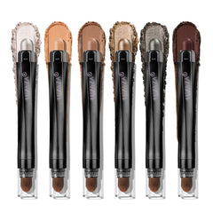LUXAZA PRO neutral brown eyeshadow stick packaging highlights compact design for travel