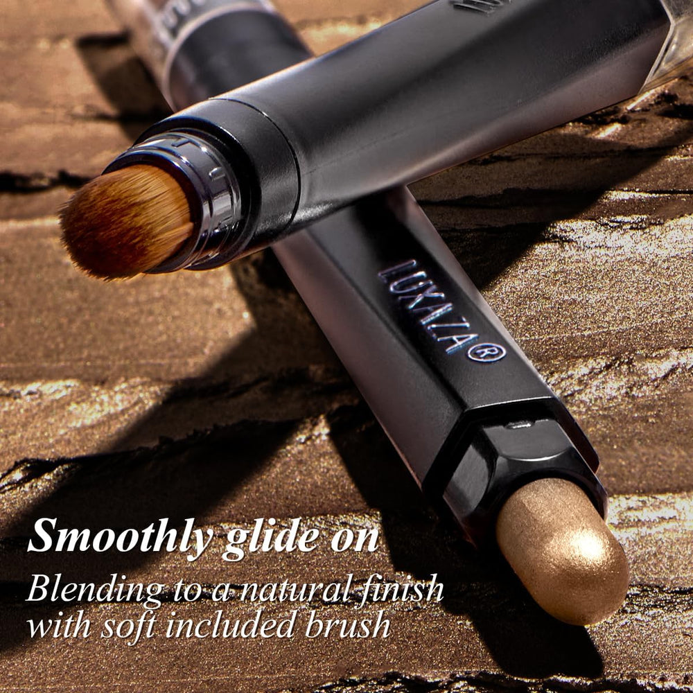 LUXAZA PRO neutral brown swatches reveal rich pigment and versatility