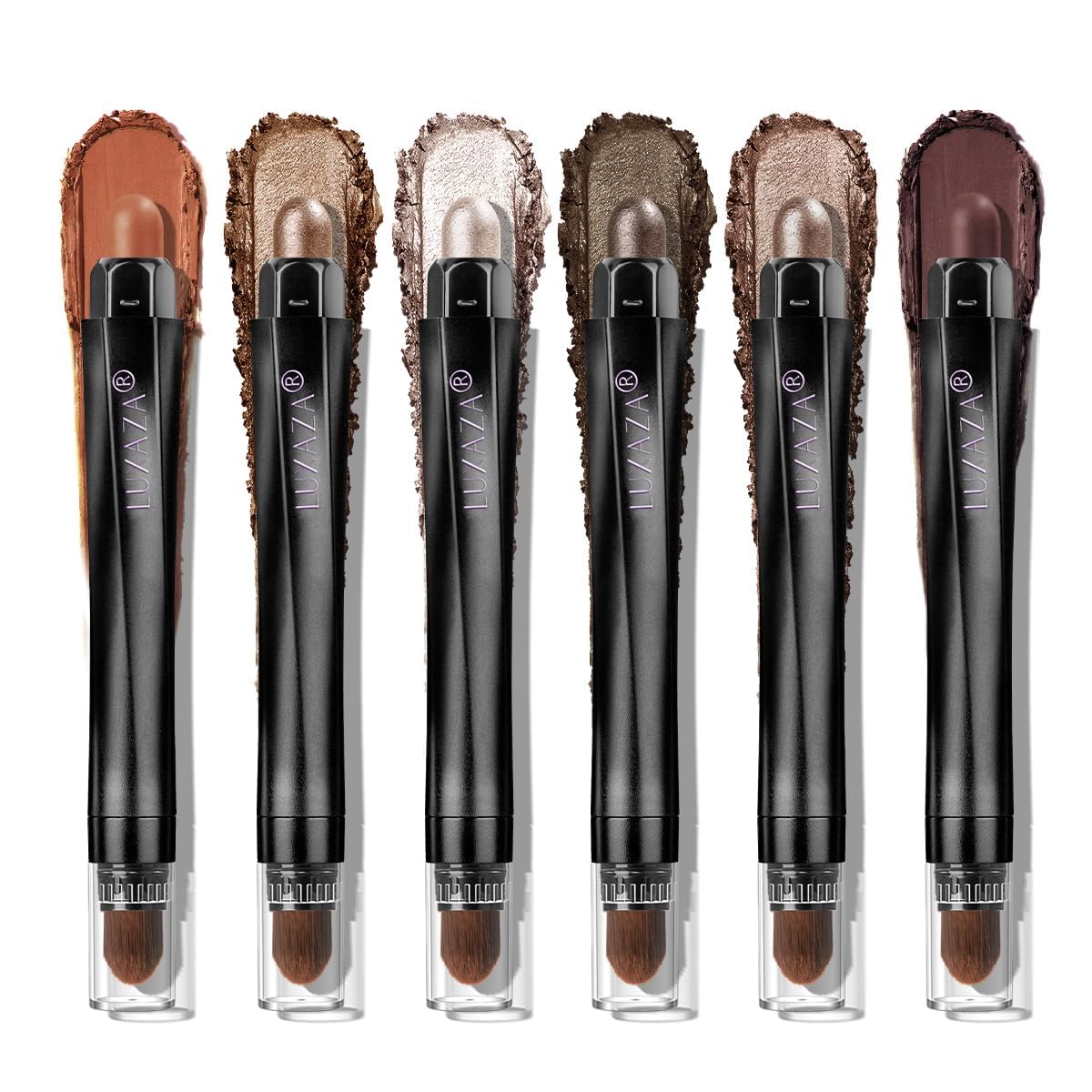 LUXAZA PRO Neutral Eyeshadow Stick soft-cream Cinnamon Coco for smooth, precise definition.