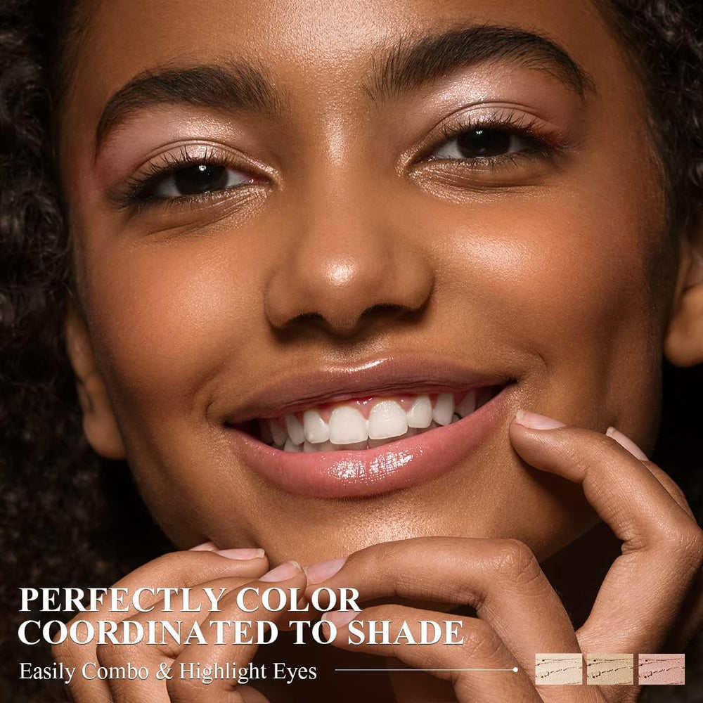 LUXAZA PRO Pink Ocean eye shadow stick has built-in blending brush.